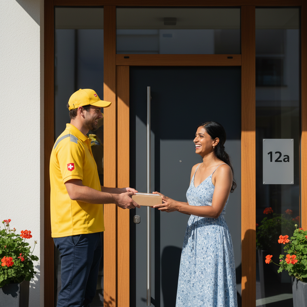 Die eigene Adresse angeben
