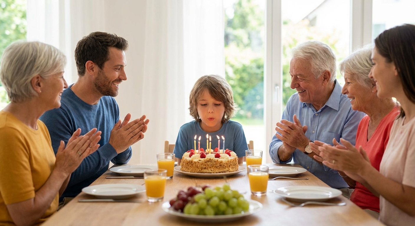 Über Familienereignisse sprechen