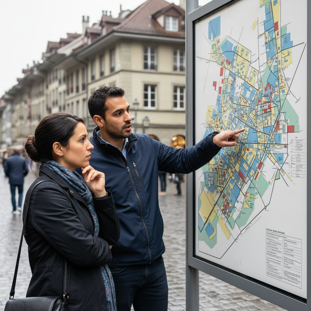 Seine Meinung über ein Stadtviertel äussern