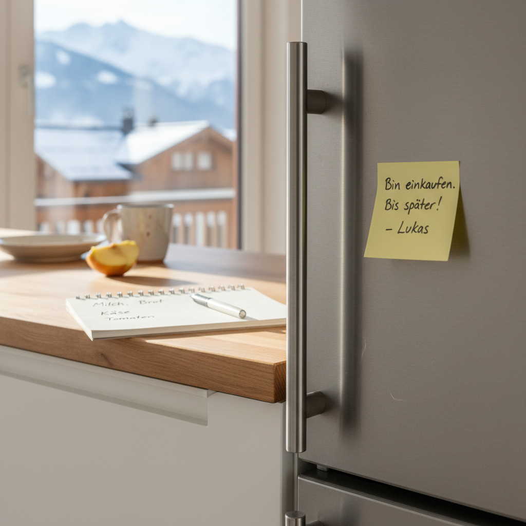 Eine Liste oder Notiz verfassen