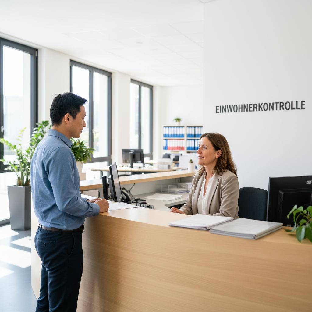 Hörverstehen 1: Anmeldung bei der Gemeinde